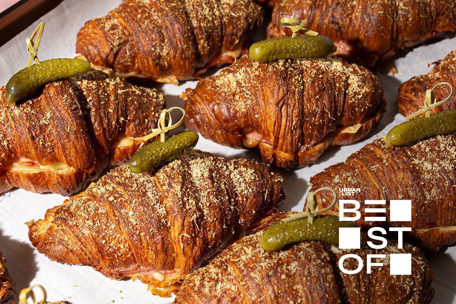 Ham and cheese croissants from Shadow Baking, some of the best croissants in Sydney